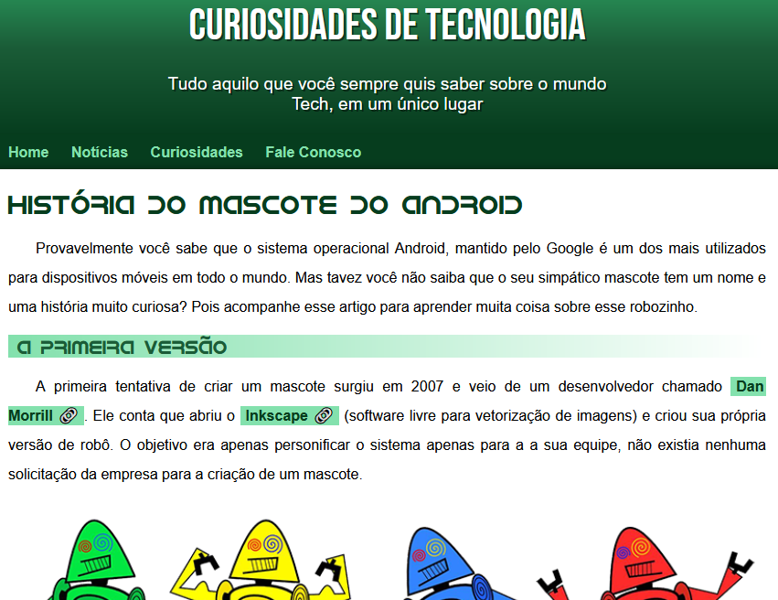 imagem do projeto android